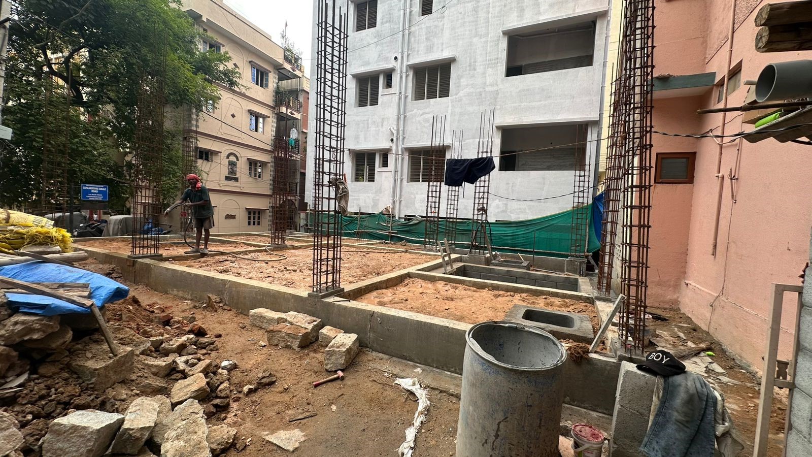 Foundation Civil Work - Hanumanthanagar